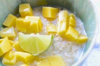 Mango-lime-and-coconut-porridge