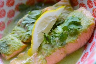 Steamed-coconut-salmon