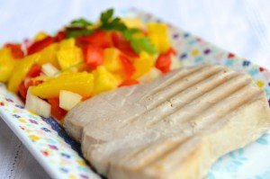 84 tuna and mango salad
