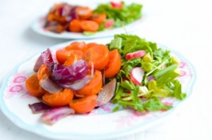 148 Butternut Squash & Warm Tomato Salsa with Salad