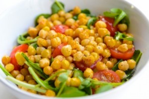 161-Spicy Baked Chickpea Salad
