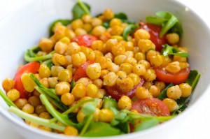 161-Spicy Baked Chickpea Salad